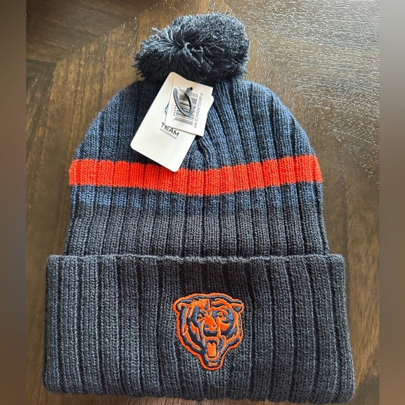 NFL Accessories - NFL Chicago Bears Blue and Orange Knit Hat